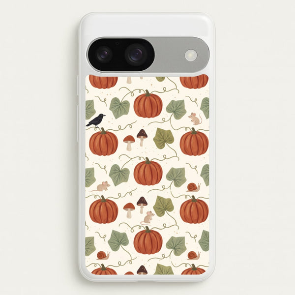 Pumpkin Vine Cottage Phone Case - Google Pixel 9 / 9 Pro / Standard