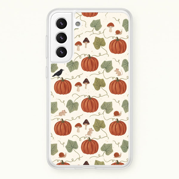Pumpkin Vine Cottage Phone Case - Galaxy S22 Plus / Standard