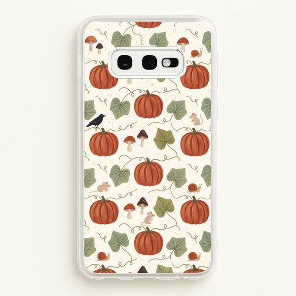 Pumpkin Vine Cottage Phone Case - Galaxy S10e / Standard