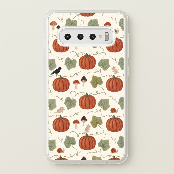 Pumpkin Vine Cottage Phone Case - Galaxy S10 / Standard