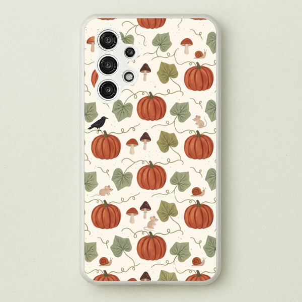 Pumpkin Vine Cottage Phone Case - Galaxy A13 / Standard
