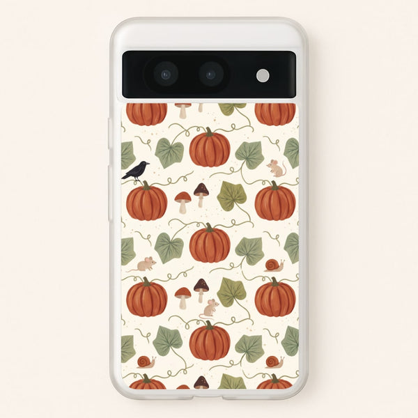 Pumpkin Vine Cottage Phone Case - Google Pixel 8a / Standard