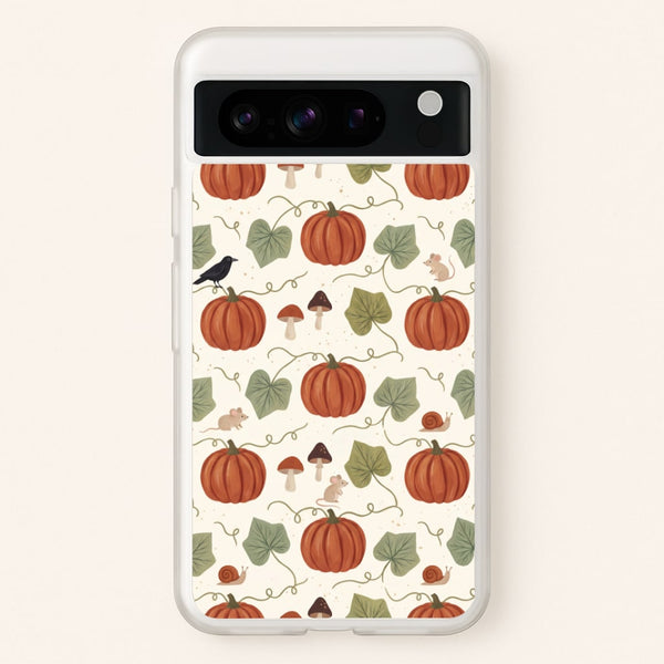 Pumpkin Vine Cottage Phone Case - Google Pixel 8 Pro / Standard
