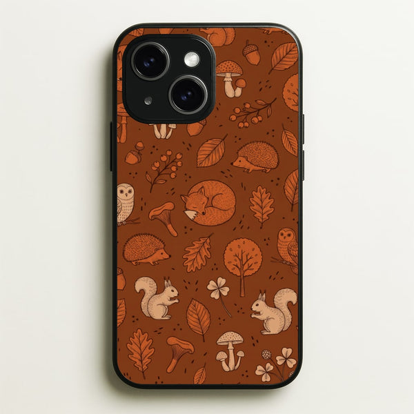Woodland Folk Toss Phone Case - iPhone 14 Plus / Standard