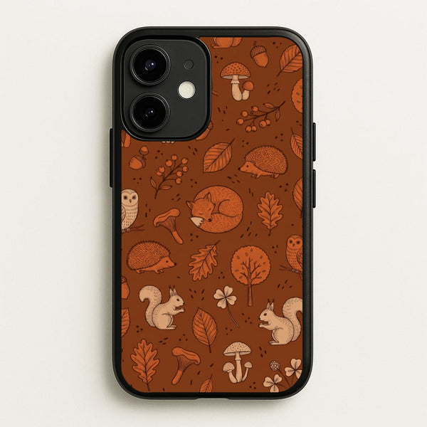 Woodland Folk Toss Phone Case - iPhone 12 Mini / Standard