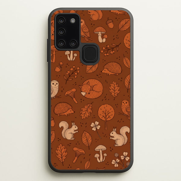 Woodland Folk Toss Phone Case - Galaxy A21s / Standard