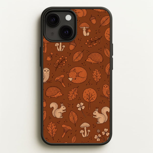 Woodland Folk Toss Phone Case - iPhone 13 Mini / Standard