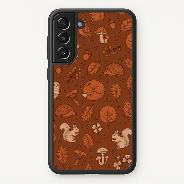 Woodland Folk Toss Phone Case - Galaxy S22 Plus / Standard