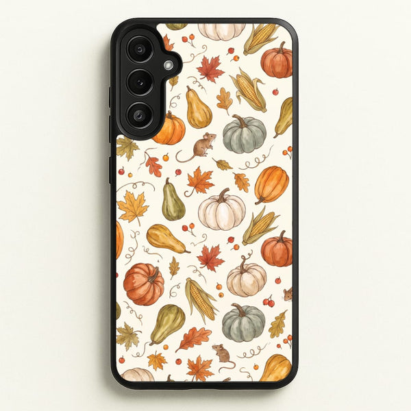 Watercolour Pumpkin Harvest Phone Case - Galaxy A34 / Standard