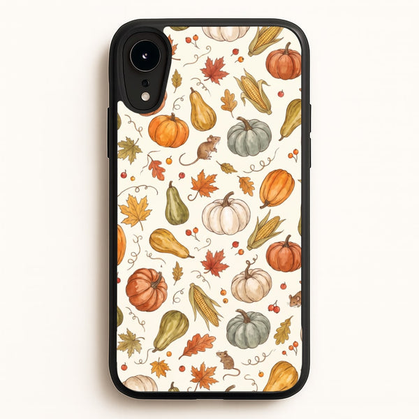 Watercolour Pumpkin Harvest Phone Case - iPhone XR / Standard