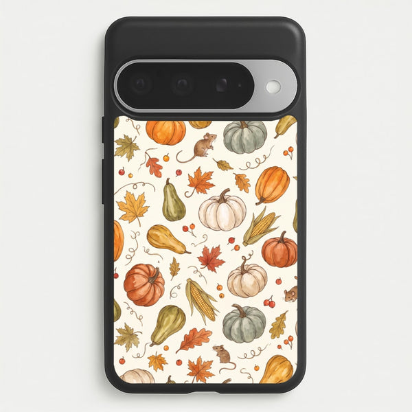 Watercolour Pumpkin Harvest Phone Case - Google Pixel 10 Pro XL / Standard