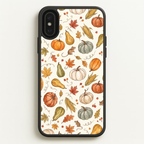 Watercolour Pumpkin Harvest Phone Case - iPhone XS Max / Standard