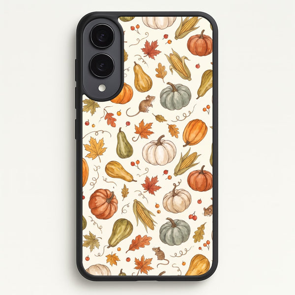 Watercolour Pumpkin Harvest Phone Case - Galaxy S25 Edge / Standard