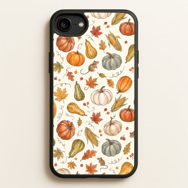 Watercolour Pumpkin Harvest Phone Case - iPhone 6 / 7 / 8 / SE / Standard