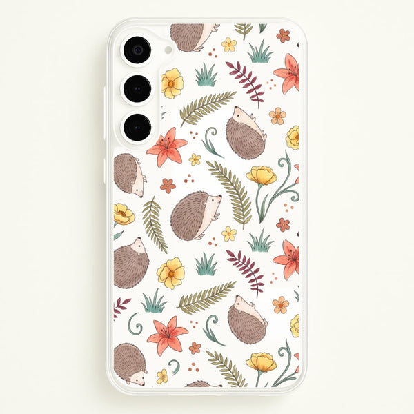 Hedgehog Meadow Phone Case - Galaxy S23 Plus / Standard