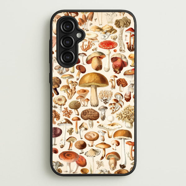 Vintage Fungi Compendium Phone Case - Galaxy A14 / Standard
