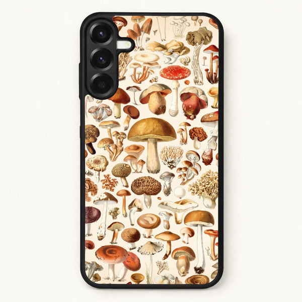 Vintage Fungi Compendium Phone Case - Galaxy A17 / Standard