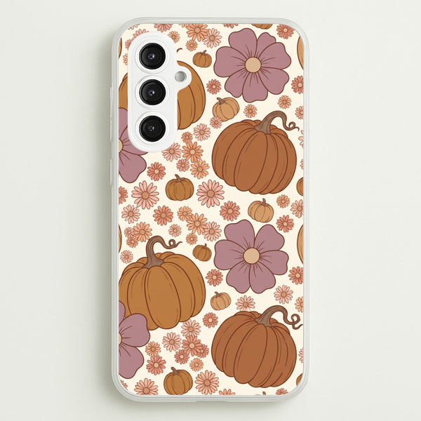 Autumn Bloom Pumpkins Phone Case - Galaxy S23FE / Standard
