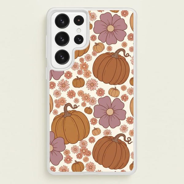 Autumn Bloom Pumpkins Phone Case - Galaxy S23 Ultra / Standard