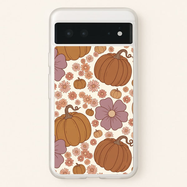 Autumn Bloom Pumpkins Phone Case - Google Pixel 6 / Standard