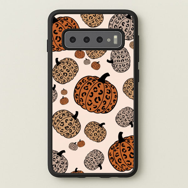 Leopard Pumpkin Patch Phone Case - Galaxy S10 / Standard