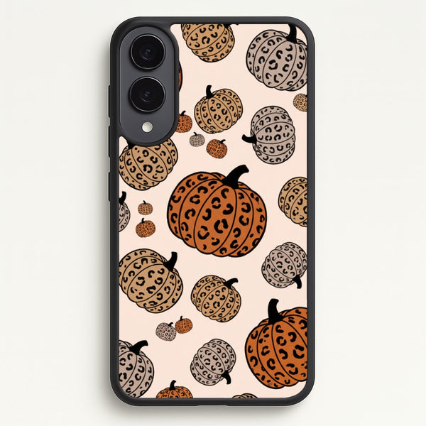 Leopard Pumpkin Patch Phone Case - Galaxy S25 Edge / Standard