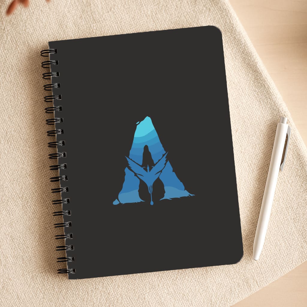 Alien World Logo Notepad