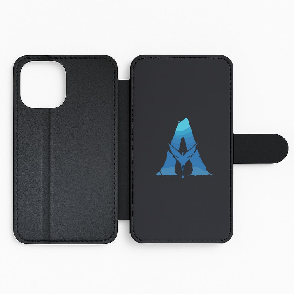 Alien World Logo Flip Phone Case
