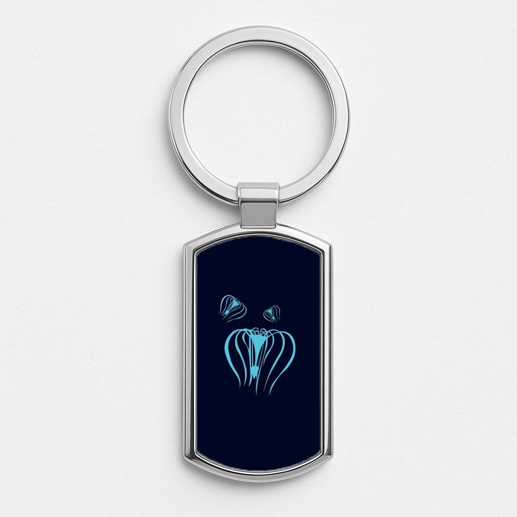 Tree Of Souls Silver Keyring