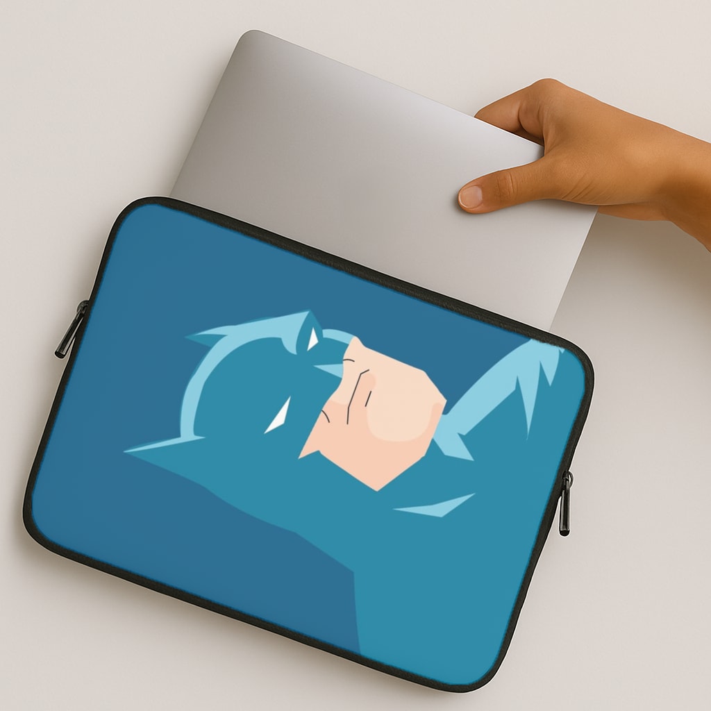 Blue Bat Superhero MacBook Case