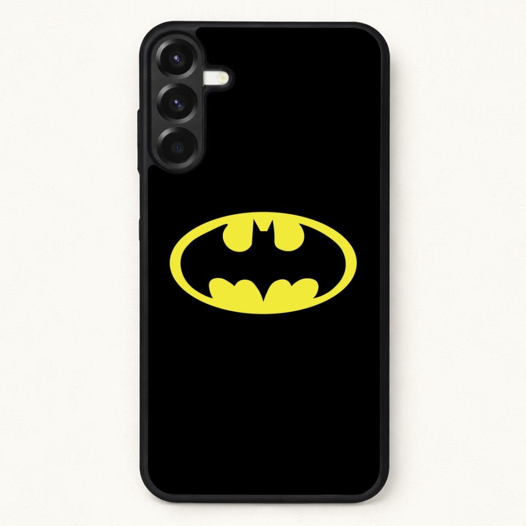 Black Bat Superhero Logo Phone Case for Galaxy A17