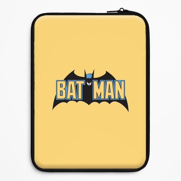 Yellow Bat Superhero Logo Universal Laptop Sleeve