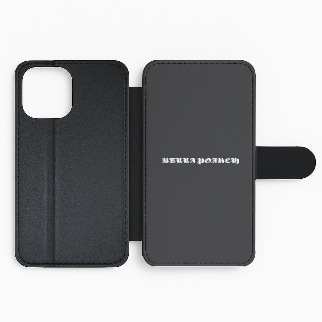 Bella Poarch Writing Flip Phone Case