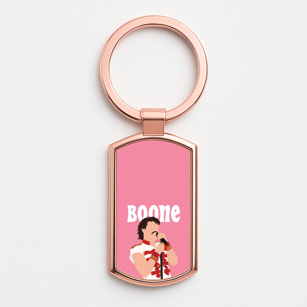 Boone Coachella Outfit Rose Gold Keyring
