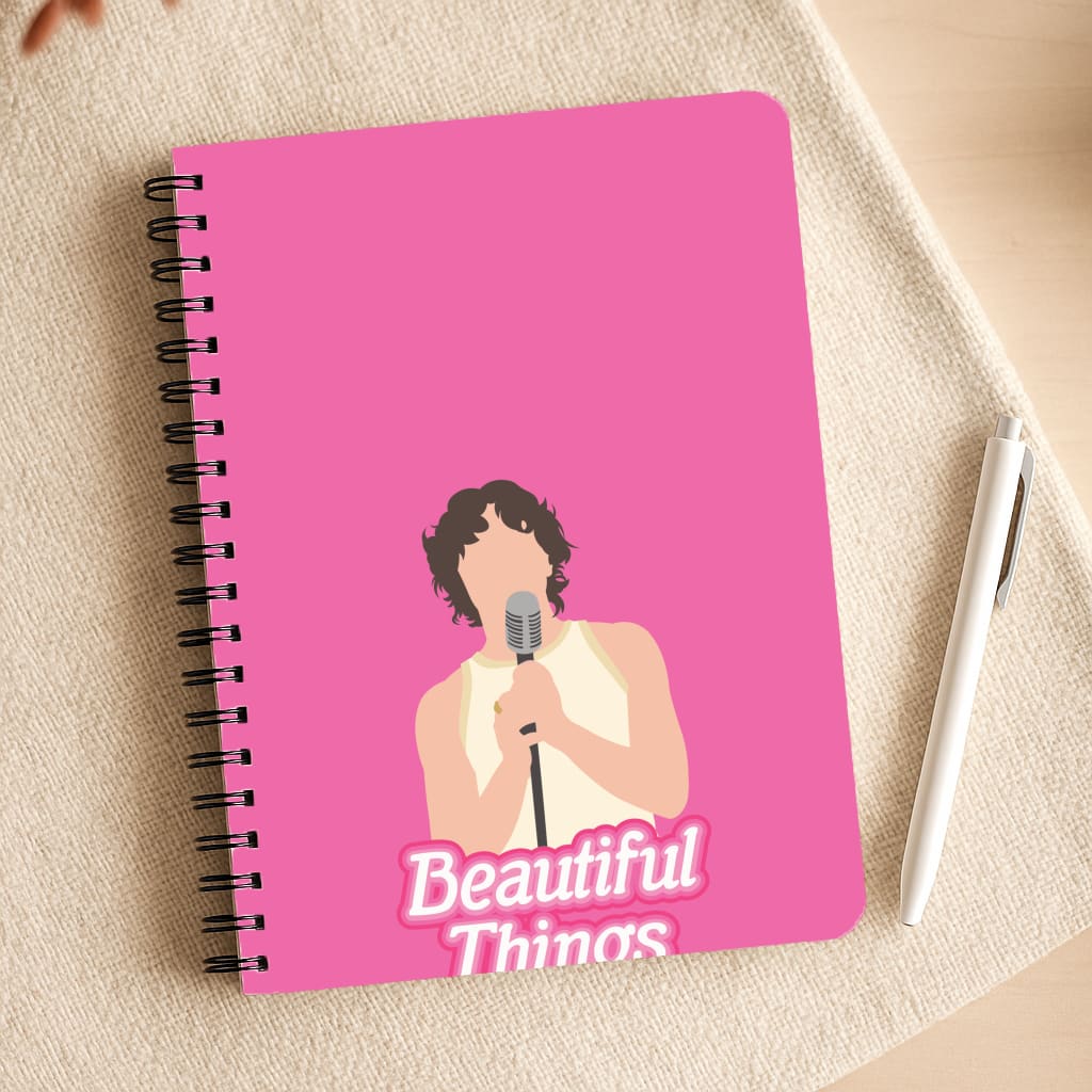 Neon Pink Beautiful Things Notepad