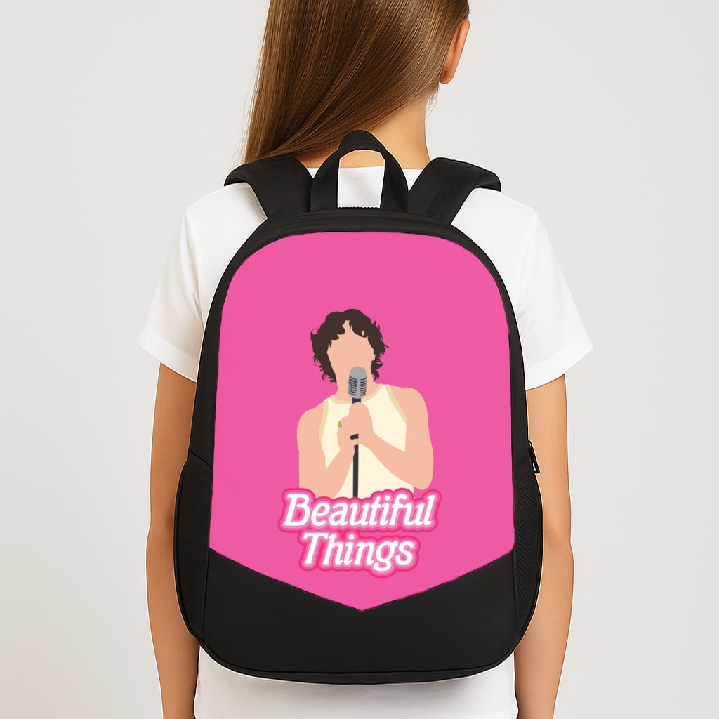 Neon Pink Beautiful Things Backpack
