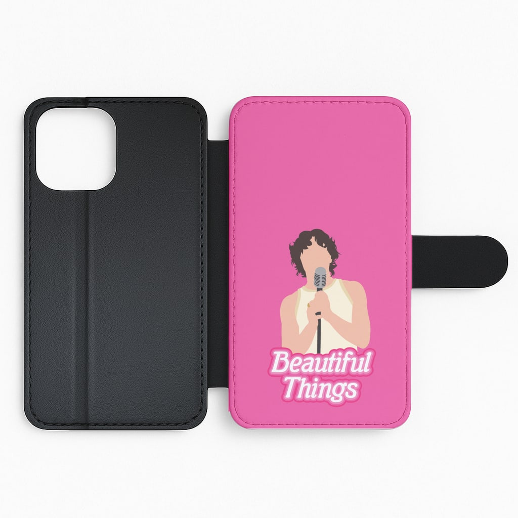 Neon Pink Beautiful Things Flip Phone Case