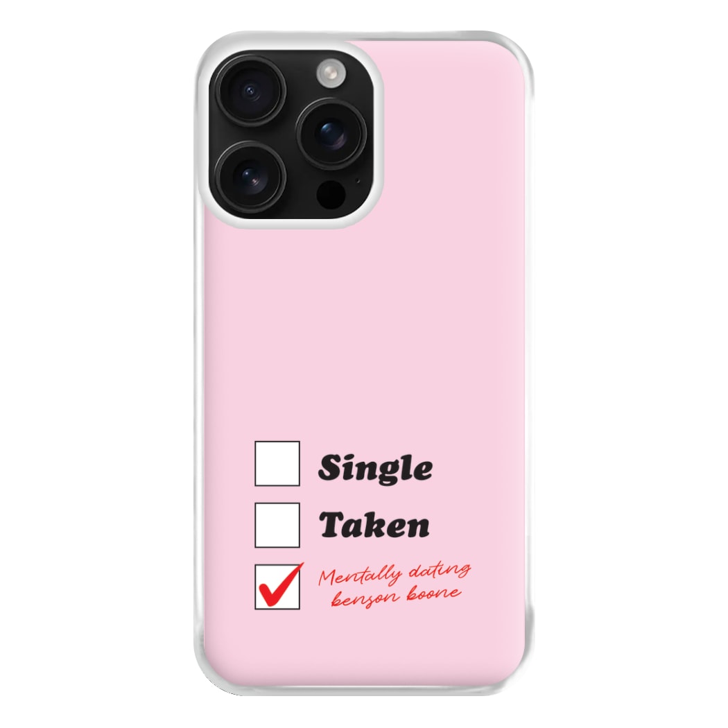Mentally Dating Benson Phone Case for iPhone 16 Pro Max