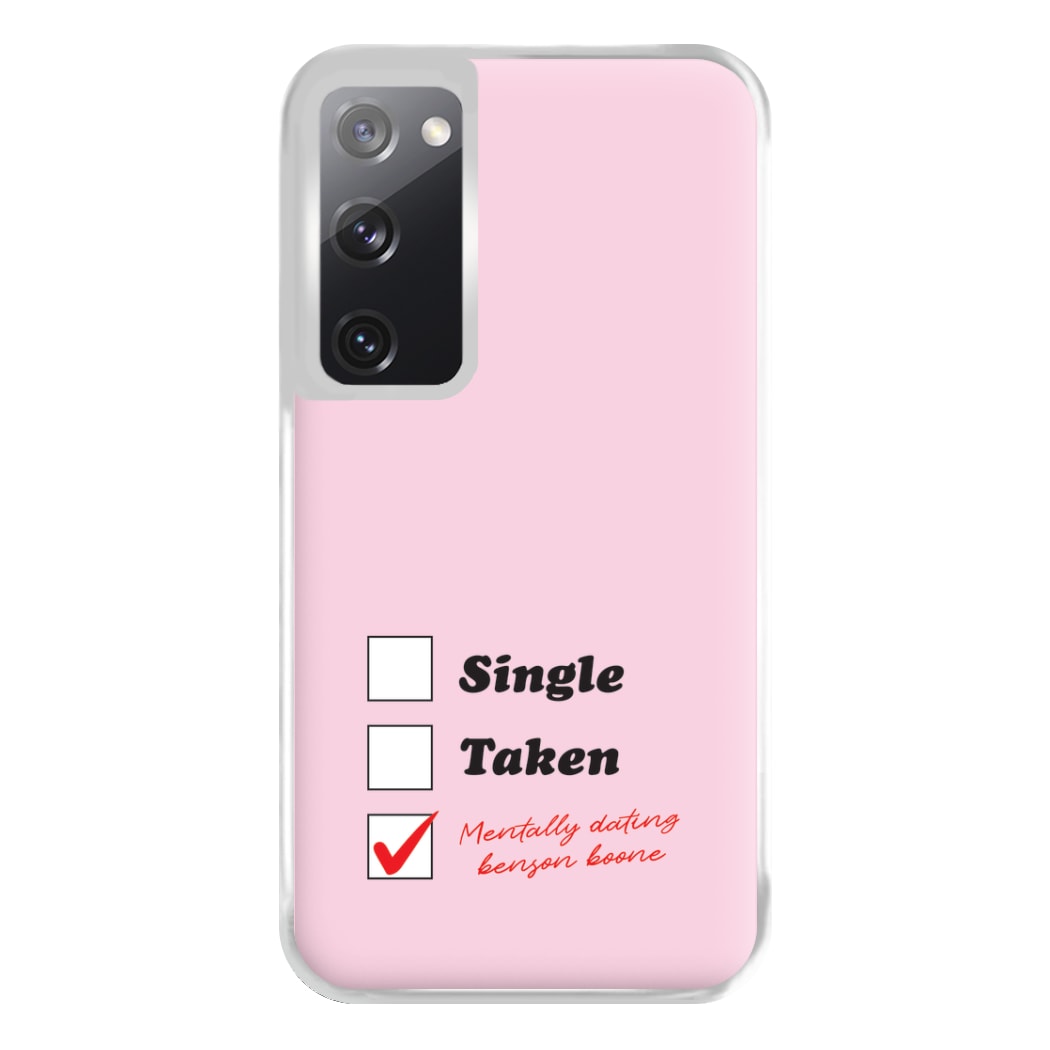 Mentally Dating Benson Phone Case for Galaxy S20FE