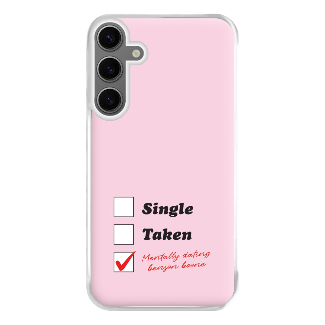 Mentally Dating Benson Phone Case for Galaxy S24FE
