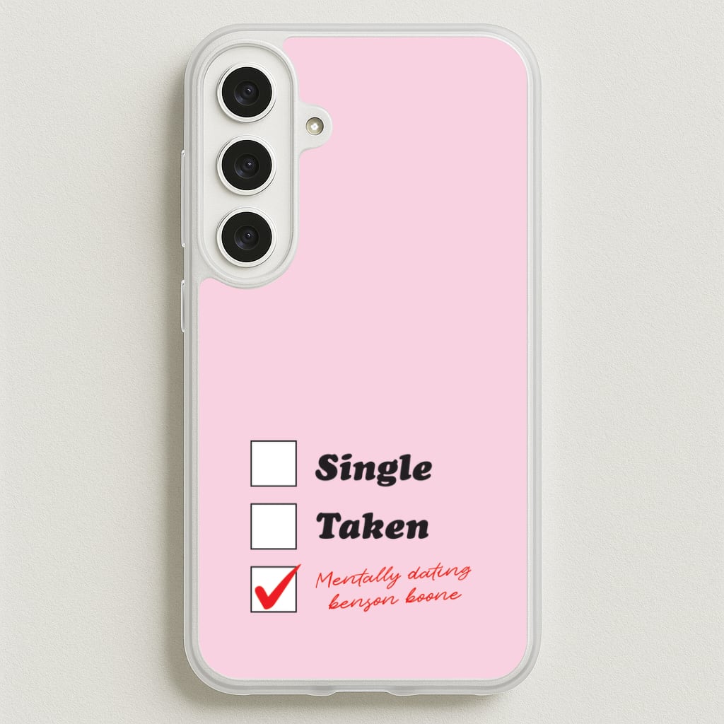Mentally Dating Benson Phone Case for Galaxy S25FE