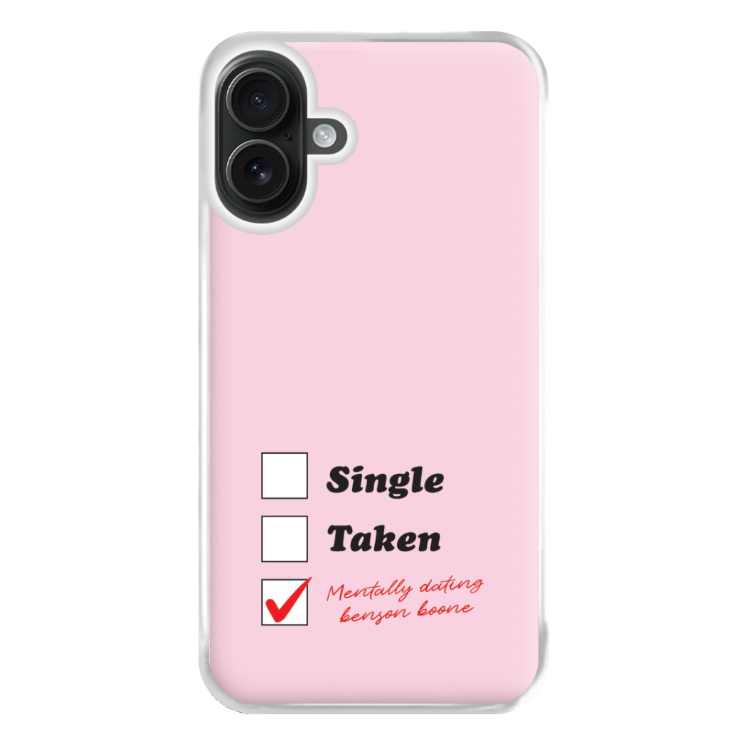 Mentally Dating Benson Phone Case for iPhone 16 Plus