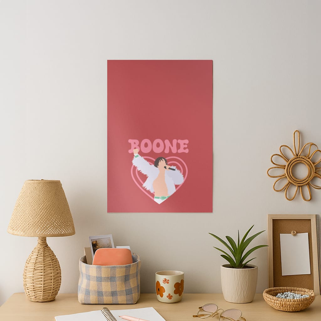 Boone Heart Art Print