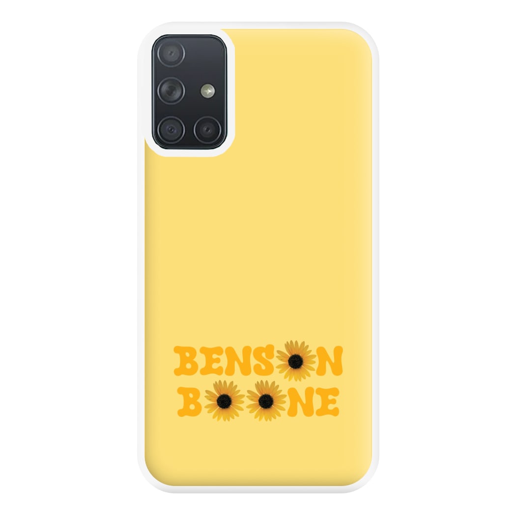 Boone Sunflowers Phone Case for Galaxy A71