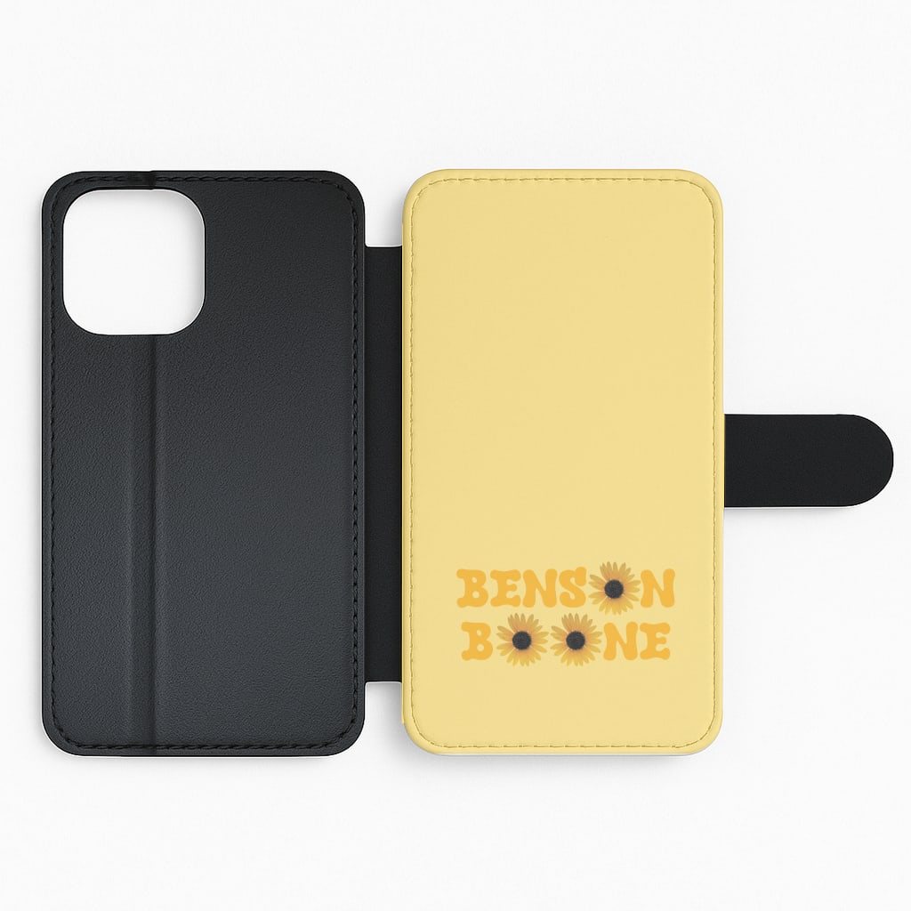 Boone Sunflowers Flip Phone Case