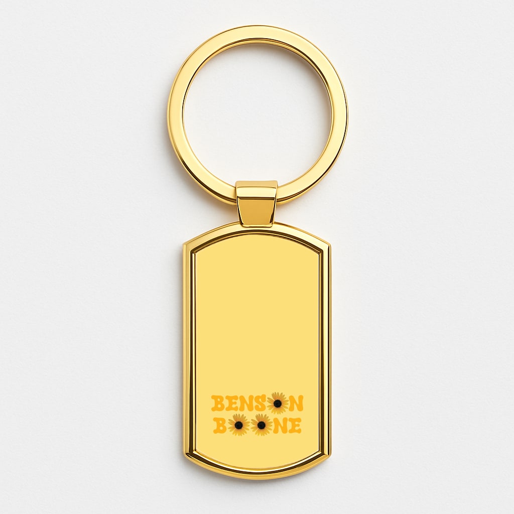 Boone Sunflowers Gold Keyring
