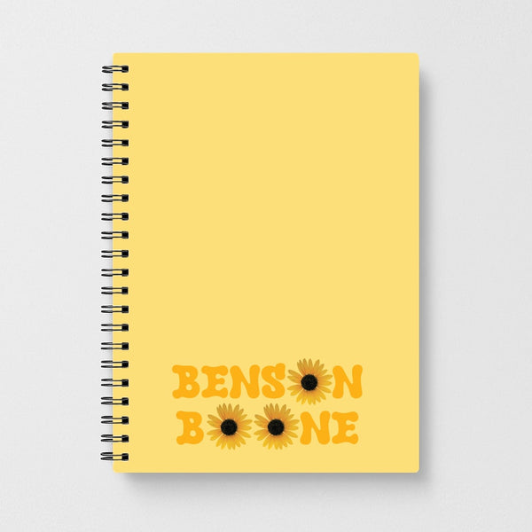 Boone Sunflowers Notebook