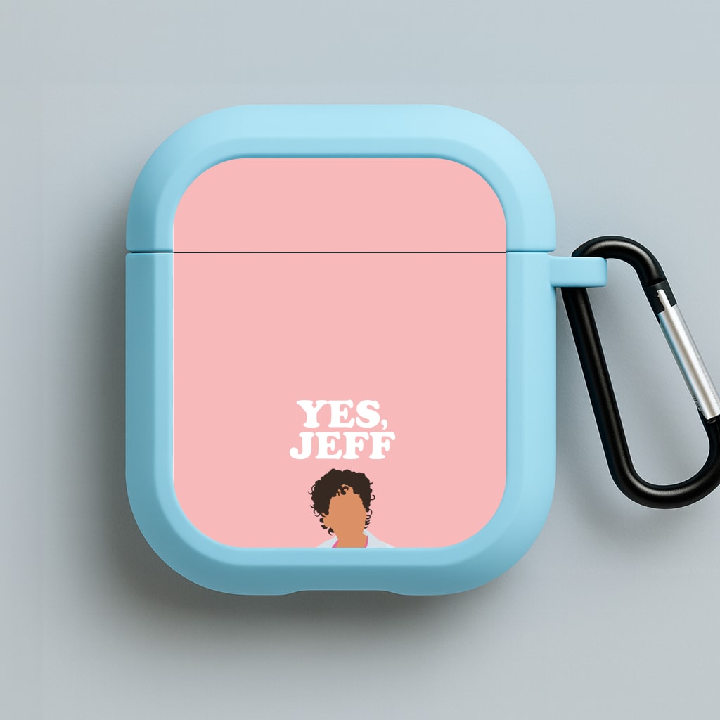 Yes Jeff Blue AirPods Case