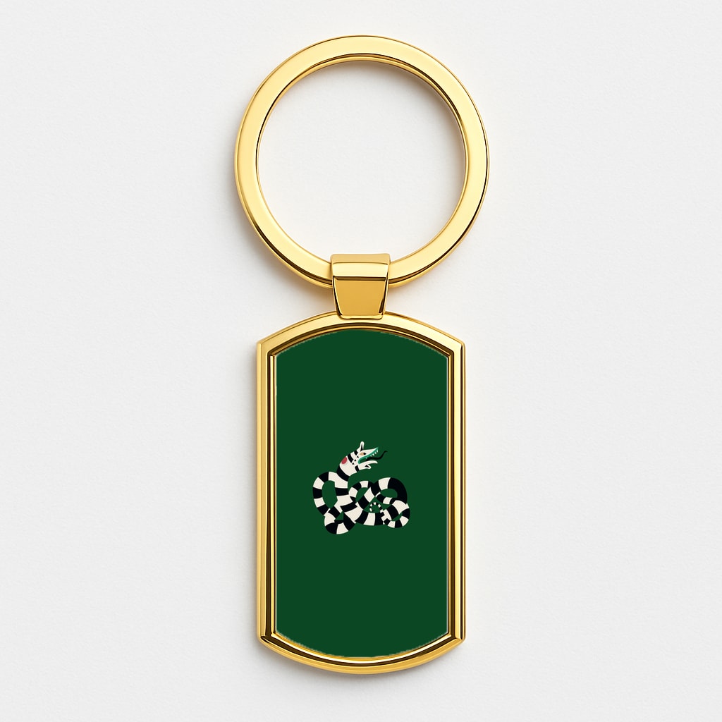 Sandworm - Beetle Halloween Gold Keyring
