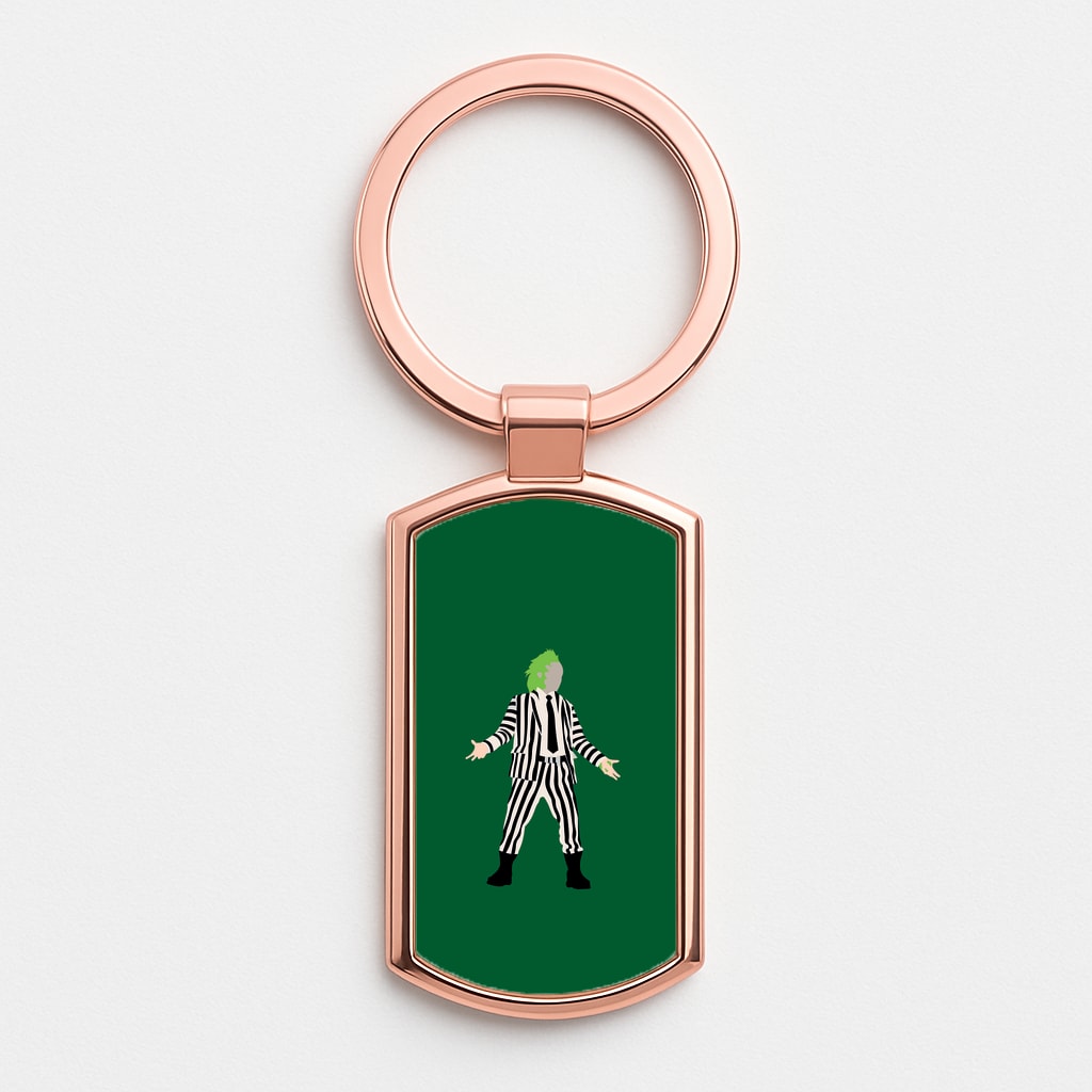 Betelgeuse - Beetle Halloween Rose Gold Keyring
